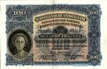 Schweiz 100 Francs - 1949 - VF to XF - P.35v
