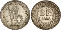Schweiz 2 Francs - Helvetia - Mixted years 1874-1967 - B Berne - Silver