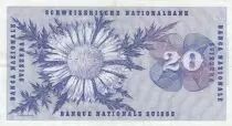 Schweiz 20 Francs - Guillaume-Henri Dufour - Silver thistle - 07-02-1974 - Serial 97C