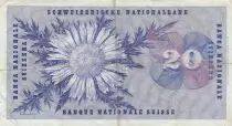 Schweiz 20 Francs - Guillaume-Henri Dufour - Silver thistle - 30-09-1967 - Serial 53Q