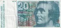 Schweiz 20 Francs Horace B�n�dict de Saussure - 1982 - Serial 82A