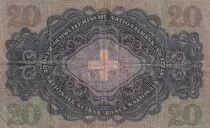 Schweiz 20 Francs Johann Keinrich Pestalozzi  - 21-06-1929 - Serial 1 H