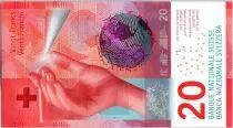 Schweiz 20 Francs Papillons -  2017 Hybrid
