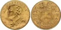 Schweiz 20 Francs Vreneli 1935 - B Bern - Gold