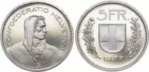 Schweiz 5 Francs Guillame Tell - 1977