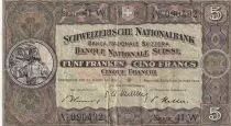 Schweiz 5 Francs William Tell - 20-01-1949 - Serial 41 W