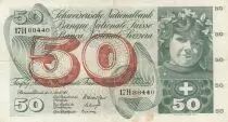 Schweiz 50 Francs - Apple Harvesting Scene - 02-04-1964 - Serial 17H