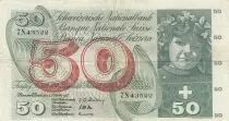 Schweiz 50 Francs - Apple Harvesting Scene - 04-10-1957 - Serial 7N