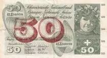 Schweiz 50 Francs - Apple Harvesting Scene - 07-03-1973 - Serial 41Z