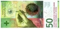 Schweiz 50 Francs - Flower - Mountains - 2015