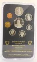 Schweiz UNC set of  8 coins - 1 centime to 5 Francs - Berne - 1995