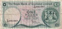 Scotland 1 Pound - Arms - Edinburgh Castle - 1981 - P.336