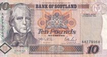 Scotland 10 Pounds - Sir Walter Scott - Distilling - 1995 - P.120a