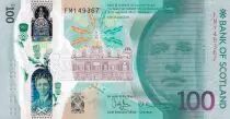 Scotland 100 Pounds - Sir Walter Scott - Dr Flora Murray - Polymer - 2021 (2022) - P.NEW