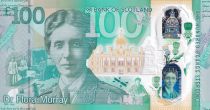 Scotland 100 Pounds - Sir Walter Scott - Dr Flora Murray - Polymer - 2021 (2022) - P.NEW
