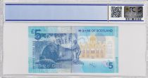 Scotland 5 Pounds Sir Walter Scott - Brig o\' Doon - Polymer - 2016 - PCGS 68 OPQ