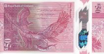 Scotland 50 Pounds - Flora Stevenson - Birds, fish - Polymer - 2020 - UNC - P.NEW