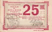 Seine-Maritime Billet 25 Centimes - Ville de Bolbec - Caisse Communale de Change - 1916