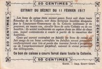 Sénégal 0.50 Francs - Colonie du Sénégal - 1917 - Série D.39 - P.1b