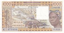 Sénégal 1000 Francs - Femme - 1990 - Lettre K (Sénégal) - Série V.023 - P.707Ki