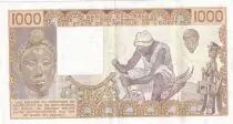 S&eacute;n&eacute;gal 1000 Francs femme 1989 K - S&eacute;n&eacute;gal - S&eacute;rie E.022