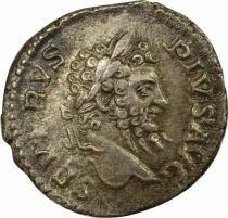 Septimus Severus - Silver Denarius, Neptune - 209 Rome