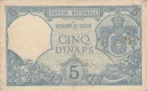 Serbie 5 Dinara Serbie - Milo? Obili? - 1917 - P.14a
