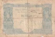 Serbien 10 Dinara - Woman - Childrens - 1887 - PR - P.9