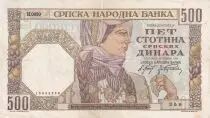 Serbien 100 Dinara  - Woman - 1941 - P.27a