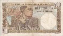Serbien 100 Dinara  - Woman - 1941 - P.27a