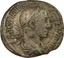 Severus Alexander - Denarius, Offering of the Emperor - 226 Rome