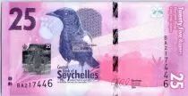 Seychellen New1.2016 25 Rupees, Seychelles Magpie Robin - 2016