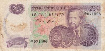 Seychelles 20 Rupees - President Mancham - Seychelles - 1977 - Series A/I