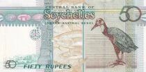 Seychelles 50 Rupees - Orchid and Fish - Cuvier\'s Crake - 2004 - AC Series