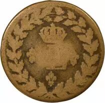Siege of Strasbourg, Louis XVIII - Decime, Light Weight - 1815 BB