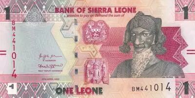 Sierra Leona 1 Leone - Bai Bureh - Dish antenna - 2022 - P.NEW