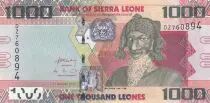 Sierra Leona 1000 Leones Bai Bureh - Dish antenna 2013