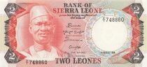 Sierra Leona 2 Leones - 1984 - Replacement - P.6