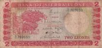 Sierra Leona 2 Leones - Courthouse - Village - 1970 - Series B/33