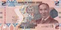 Sierra Leona 2 Leones - I.T.A. Wallace Johnson - 2022 - P.NEW