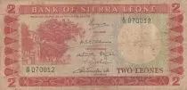 Sierra Leona 2 Leones - Palace of justice - Village - 1970