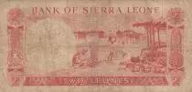Sierra Leona 2 Leones - Palace of justice - Village - 1970