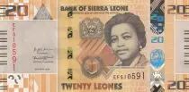Sierra Leona 20 Leones - Constance Cummings - John - 27-04-2022 - Serial EF