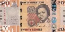 Sierra Leona 20 Leones - Constance Cummings-John - 2022 - Serial CA - P.NEW