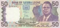 Sierra Leona 50 Leones - Joseph Saidu Momoh - 1988 - P.17