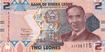 Sierra Leone 2 Leones - I.T.A. Wallace Johnson - 2022 - P.NEW