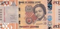 Sierra Leone 20 Leones - Constance Cummings-John - 2022 - Serial CA - P.NEW