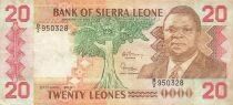 Sierra Leone 20 Leones - Joseph Saidu Momoh - 1988 - P.16