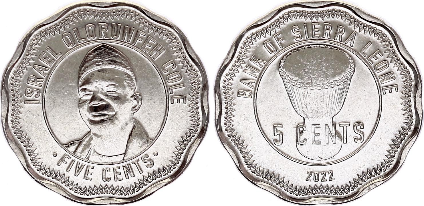 Coin　Olorunfeh　Sierra　Israel　Cents　Leone　2022