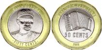 Sierra Leone 50 Cents - Salla Koroma - 2022 - Bimetallic